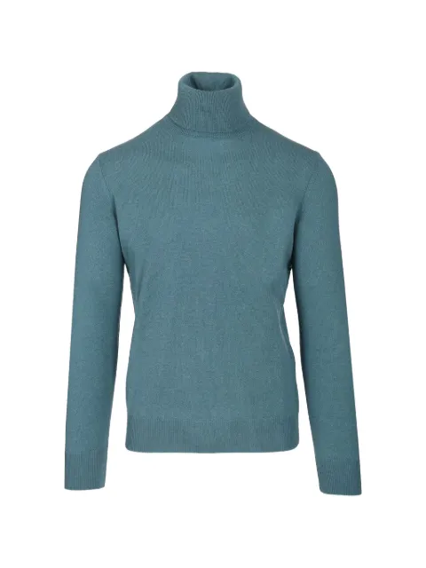 Al Duca D’Aosta 1902 ribbed-trim cashmere sweater Blue XIN3