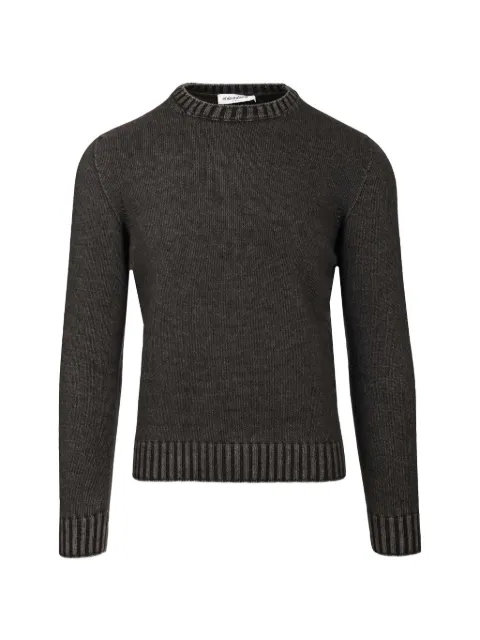 Al Duca D’Aosta 1902 ribbed-trim crew-neck sweater Grey HI240G