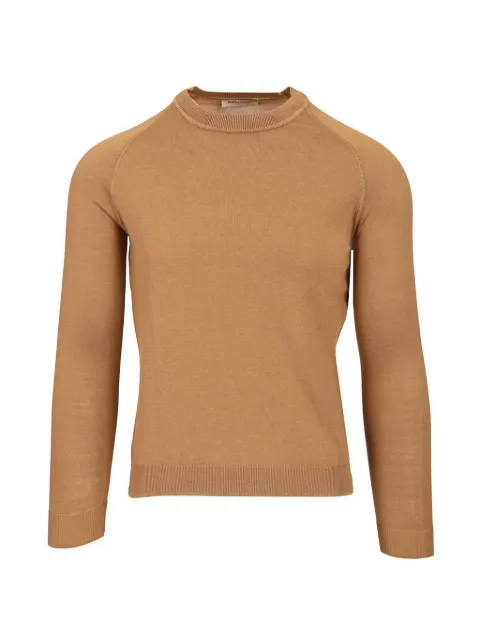 Al Duca D’Aosta 1902 ribbed-trim raglan-sleeve sweater Brown LG1092