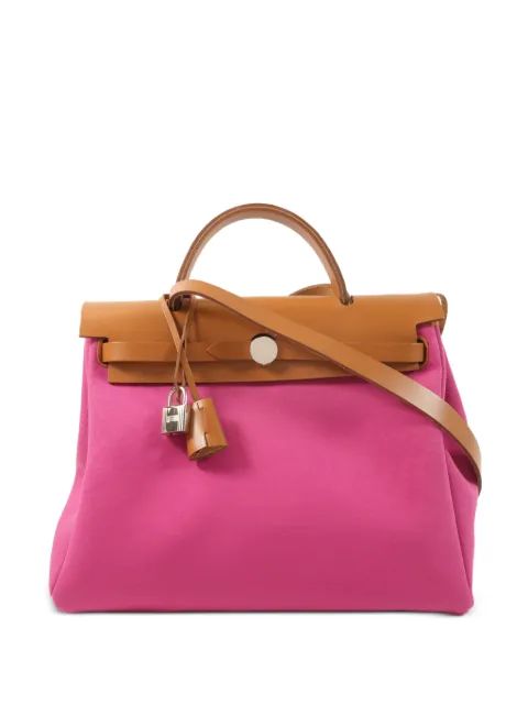 Hermès Pre-Owned 2020 31 Herbag Zip shoulder bag Pink Y9IPHW