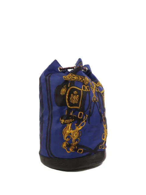 Hermès Pre-Owned 2013 Soie Cool Togo backpack Blue Q
