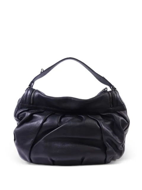 Gucci Pre-Owned pebbled leather shoulder bag Black 228584