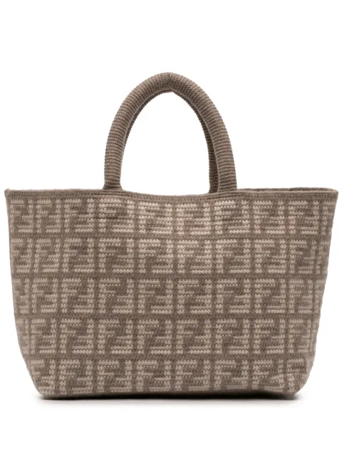 Fendi Pre-Owned 2010-2026 Large Zucca Cashmere Shopper tote bag Brown IF8OMGV817NCTUR7