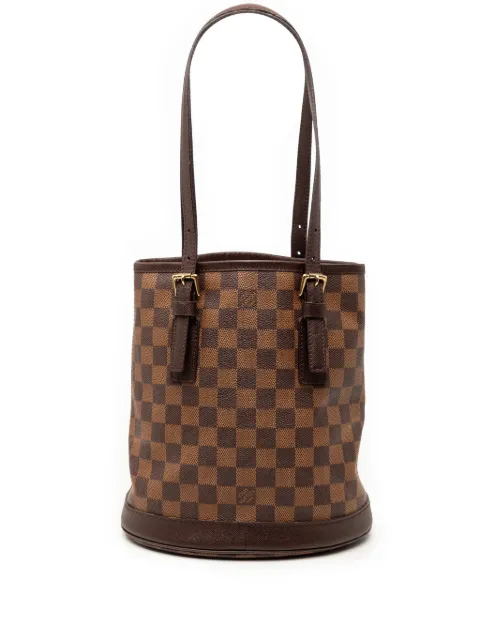 Louis Vuitton Pre-Owned 1998 Damier Ebene Marais bucket bag Brown Z7OD88AW6M4QIRP7
