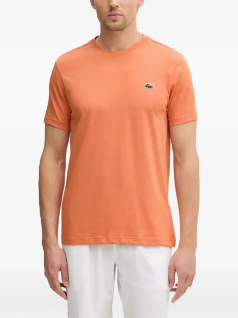 Lacoste logo-patch performance T-shirt Orange TH0003