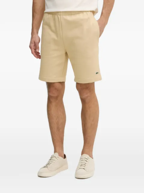 Lacoste logo-patch track shorts Neutrals GH9627