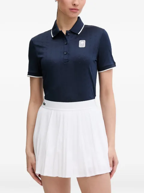 Lacoste Heritage monogram polo shirt Blue PF0232