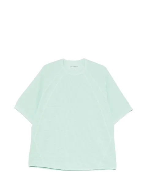 Goldwin waffle-knit raglan-sleeve T-shirt Green GL66142