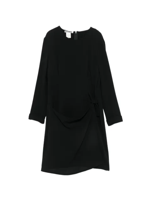 Jil Sander Pre-Owned 1990s side-tie dress Black JS380BFN