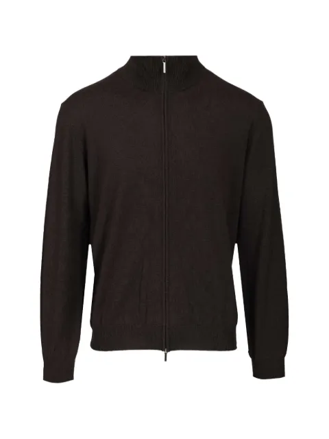 Al Duca D’Aosta 1902 zip-up merino-wool cardigan Brown HI402Z