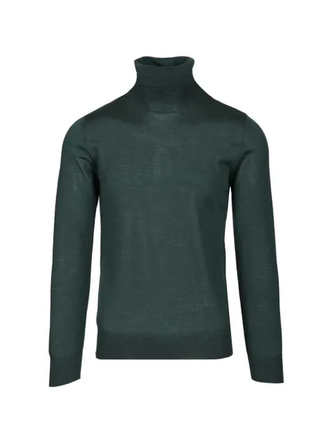 Al Duca D’Aosta 1902 roll-neck ribbed-trim sweater Green 73ADOLCEVITASILKA