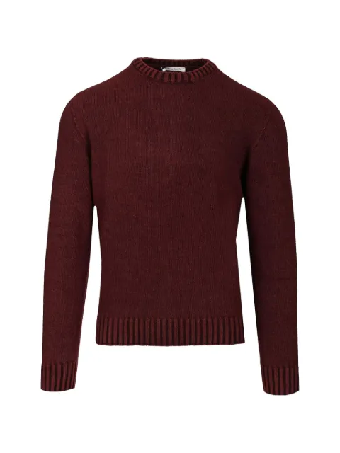 Al Duca D’Aosta 1902 ribbed-trim crew-neck sweater Red HI240G