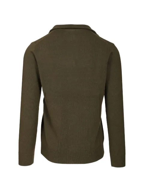 Al Duca D’Aosta 1902 zip-fastening sweater Green XIN9