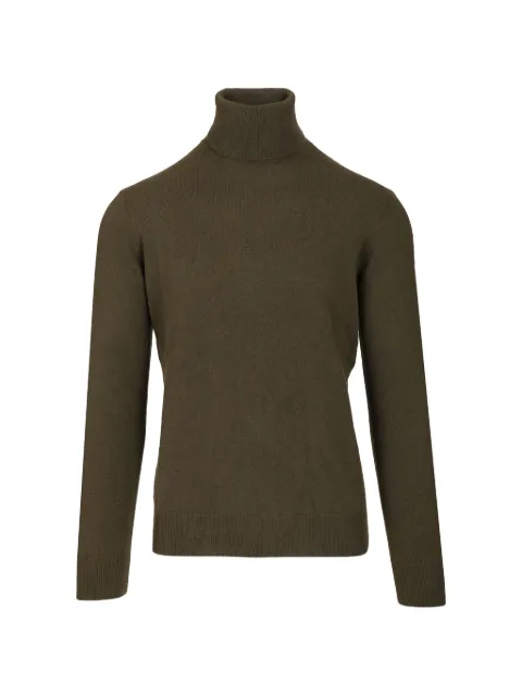 Al Duca D’Aosta 1902 ribbed-trim cashmere sweater Green XIN3