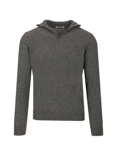 Al Duca D’Aosta 1902 quarter-zip cashmere sweater Grey XIN9