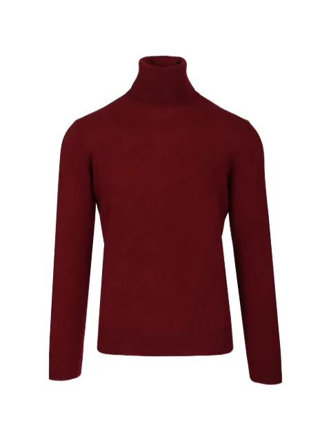 Al Duca D’Aosta 1902 ribbed-trim cashmere sweater Red XIN3
