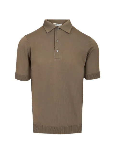 Al Duca D’Aosta 1902 ribbed-trim polo shirt Brown PL1MCPAR