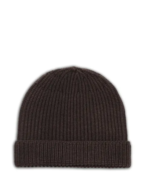 Al Duca D’Aosta 1902 ribbed-knit beanie Brown 24IFFU0HATWG