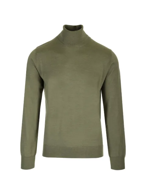 Al Duca D’Aosta 1902 ribbed-trim roll-neck jumper Green 73ADOLCEVITASILKA