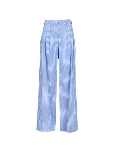 Al Duca D’Aosta 1902 striped pleated trousers Blue 2974B