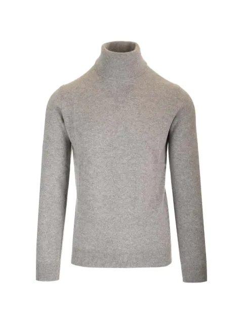 Al Duca D’Aosta 1902 ribbed-trim cashmere sweater Grey XIN3