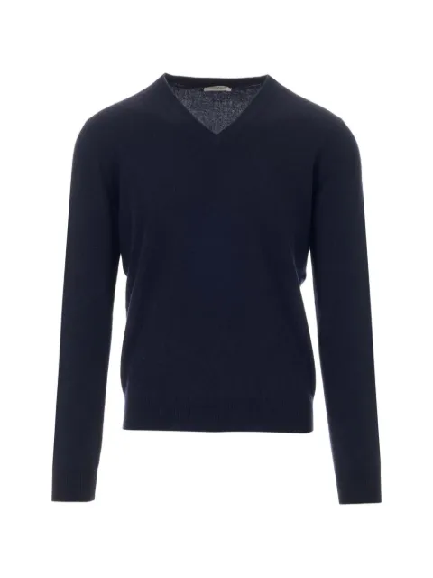 Al Duca D’Aosta 1902 V-neck ribbed-trim sweater Blue CV1MLCA12R