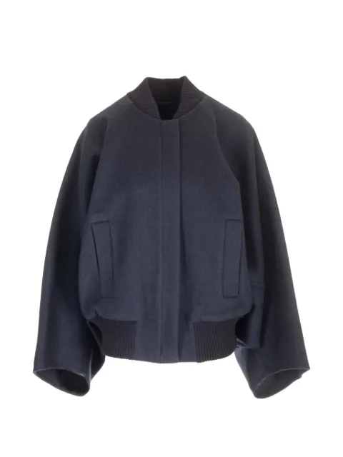 Max Mara cashmere bomber jacket Blue 242109E12