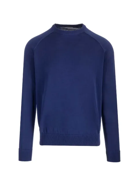 Al Duca D’Aosta 1902 raglan-sleeve crew-neck sweater Blue GC1MLR2ACR12R