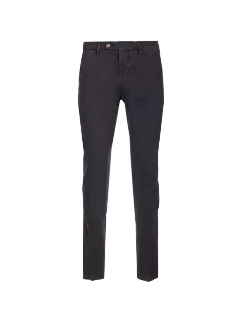 Al Duca D’Aosta 1902 slim-fit cotton trousers Black PRINCIPEDANNY