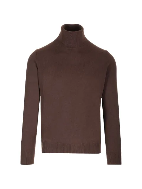 Al Duca D’Aosta 1902 roll-neck cashmere sweater Brown CMR03