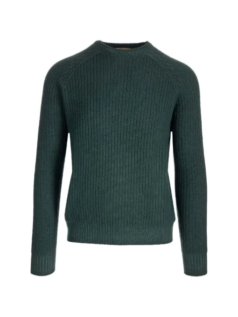 Al Duca D’Aosta 1902 ribbed-knit crew-neck sweater Green HS3933