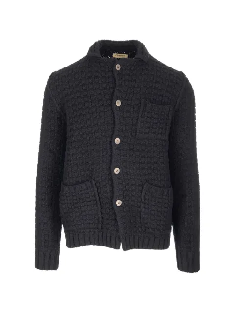Al Duca D’Aosta 1902 chunky-knit button-up cardigan Black HS3950
