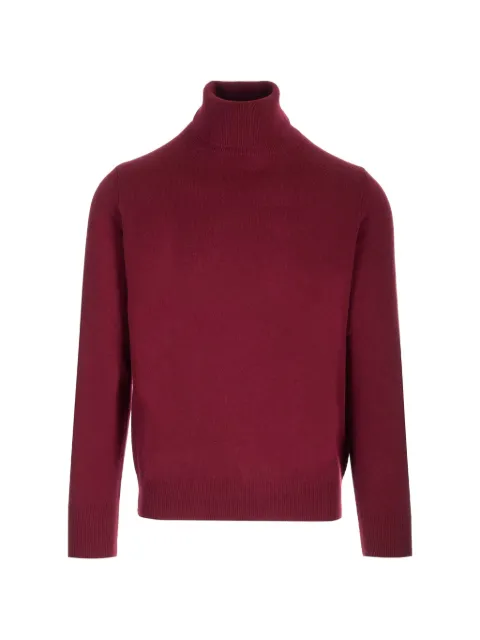 Al Duca D’Aosta 1902 roll-neck cashmere sweater Red CMR03