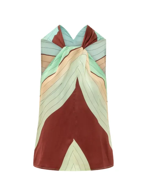 KOSE Beatrice twist-detail top Brown 2609