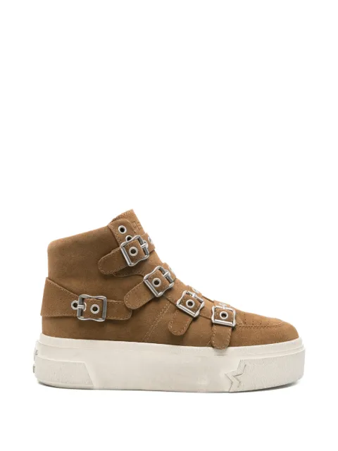 Ash Starmoon buckle-strap sneakers Brown STARLAND