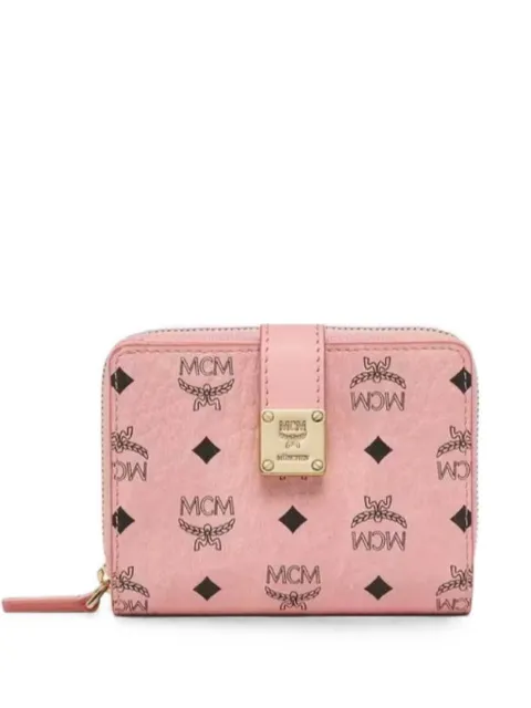 MCM Visetos monogram-print wallet Pink MYSGSTA01PZ001