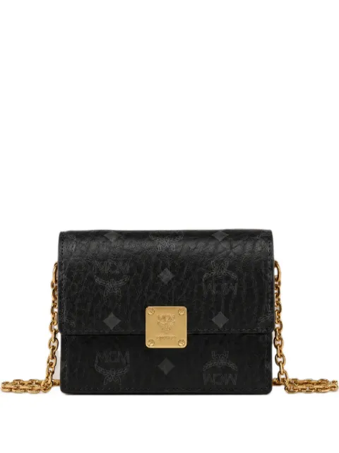 MCM mini chain-link shoulder bag Black MYLFATA05BK001
