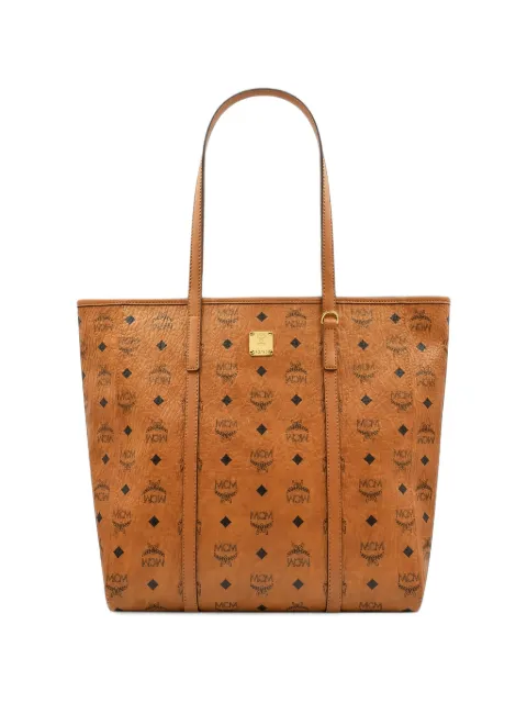 MCM Toni logo-print tote bag Neutrals MWPGSMT01CO001