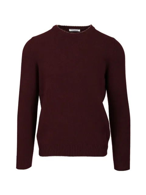 Al Duca D’Aosta 1902 ribbed-trim crew-neck sweater Red LG1200