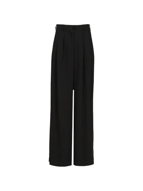 Al Duca D’Aosta 1902 pleated cady trousers Black 2974B