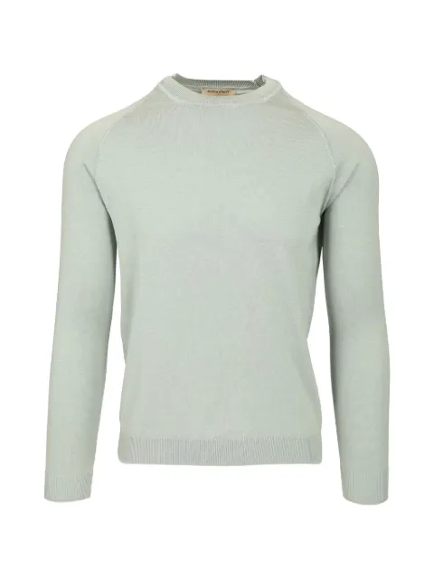 Al Duca D’Aosta 1902 ribbed-trim raglan-sleeve sweater Green LG1092