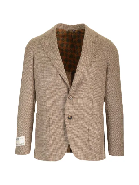 Al Duca D’Aosta 1902 basket-weave blazer Neutrals TOTO2BOTT