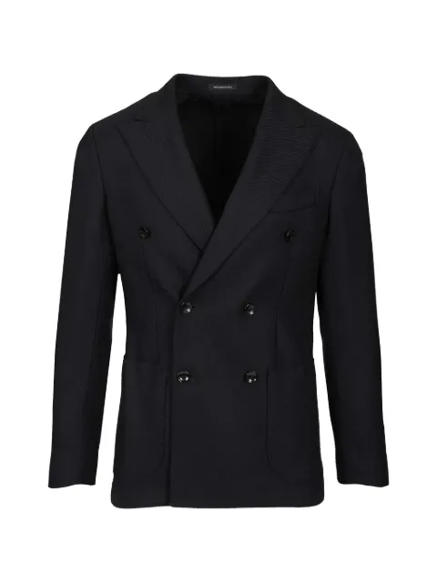 Al Duca D’Aosta 1902 double-breasted peak-lapel blazer Blue F88