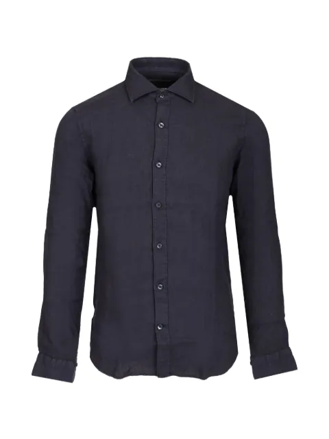Al Duca D’Aosta 1902 linen button-up shirt Blue X66