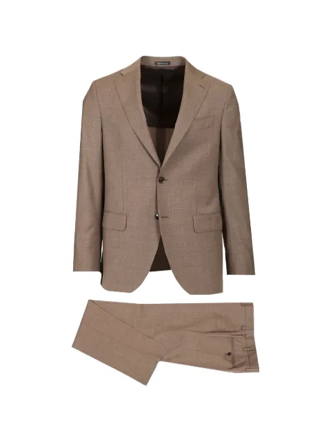 Al Duca D’Aosta 1902 Zelander single-breasted suit Neutrals A057EM