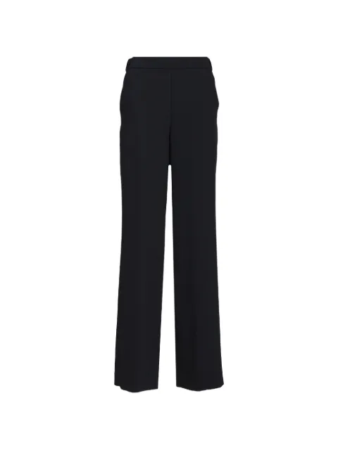 Al Duca D’Aosta 1902 chambray elasticated-waist trousers Black 4565