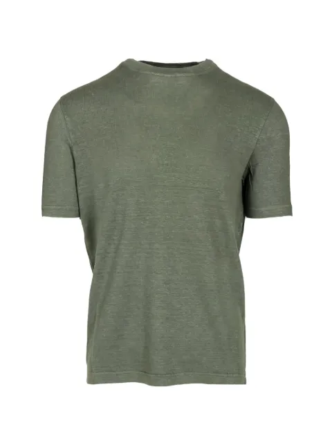 Al Duca D’Aosta 1902 slim-fit linen-blend T-shirt Green TSMC