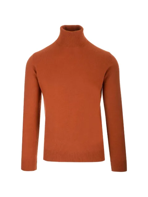Al Duca D’Aosta 1902 roll-neck ribbed-trim sweater Orange XIN3XA19034