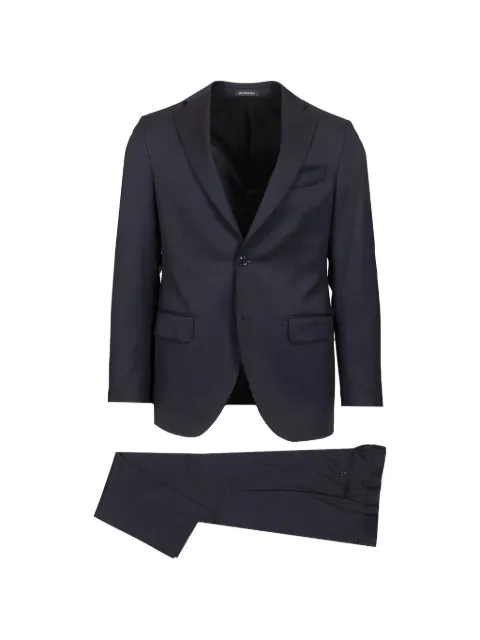 Al Duca D’Aosta 1902 single-breasted wool suit Blue A057EF