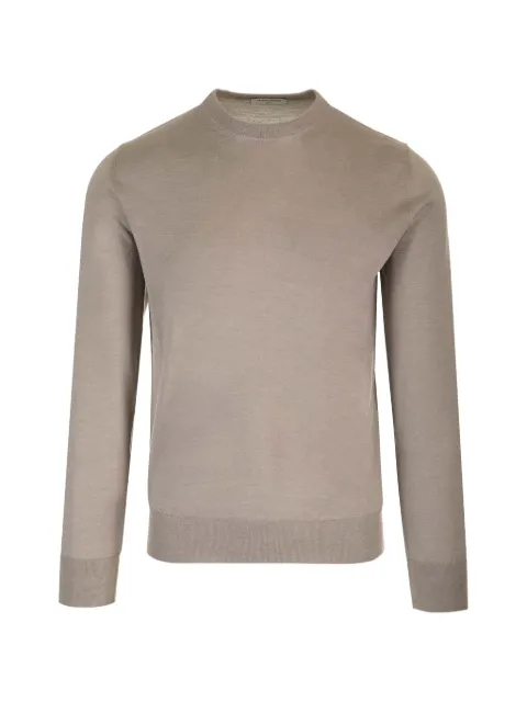 Al Duca D’Aosta 1902 crew-neck fine-knit sweater Neutrals 73AGIROSILKA